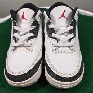 Jordan 3 Retro White Cement Reimagined Sneakers Toddler 10C DM0968-106 Clean!